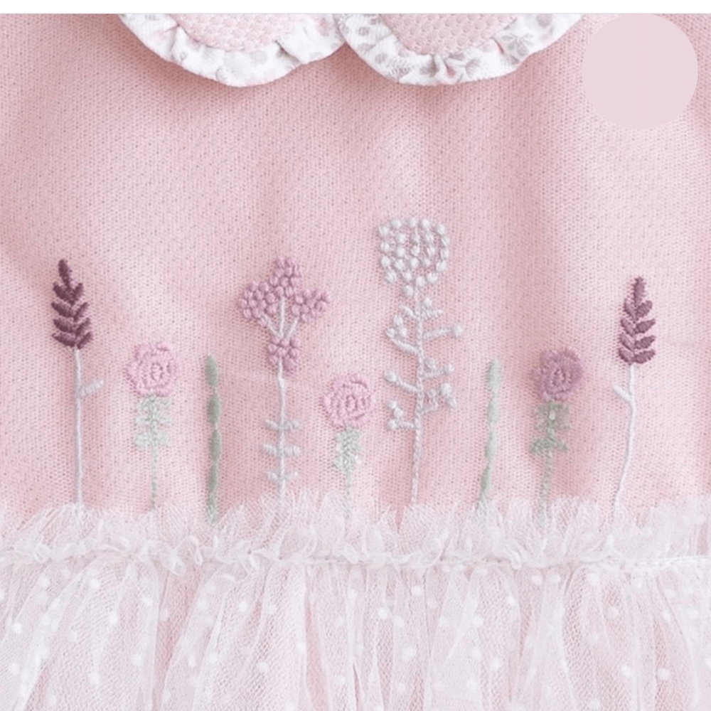 Gül Kurusu Çiçek Buketi Elbise