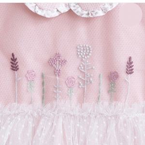 Gül Kurusu Çiçek Buketi Elbise