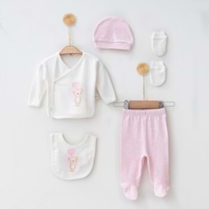 Pembe Ayıcıklı 5'li Hastane Çıkışı