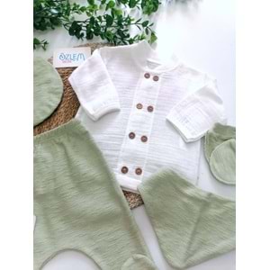 Gömlekli Müslin 5'li Hastane Çıkışı