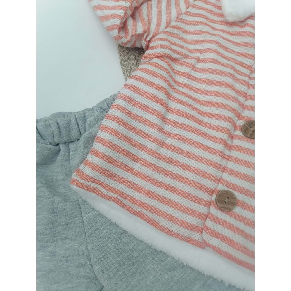 Welsoft Turuncu Ceketli Takım