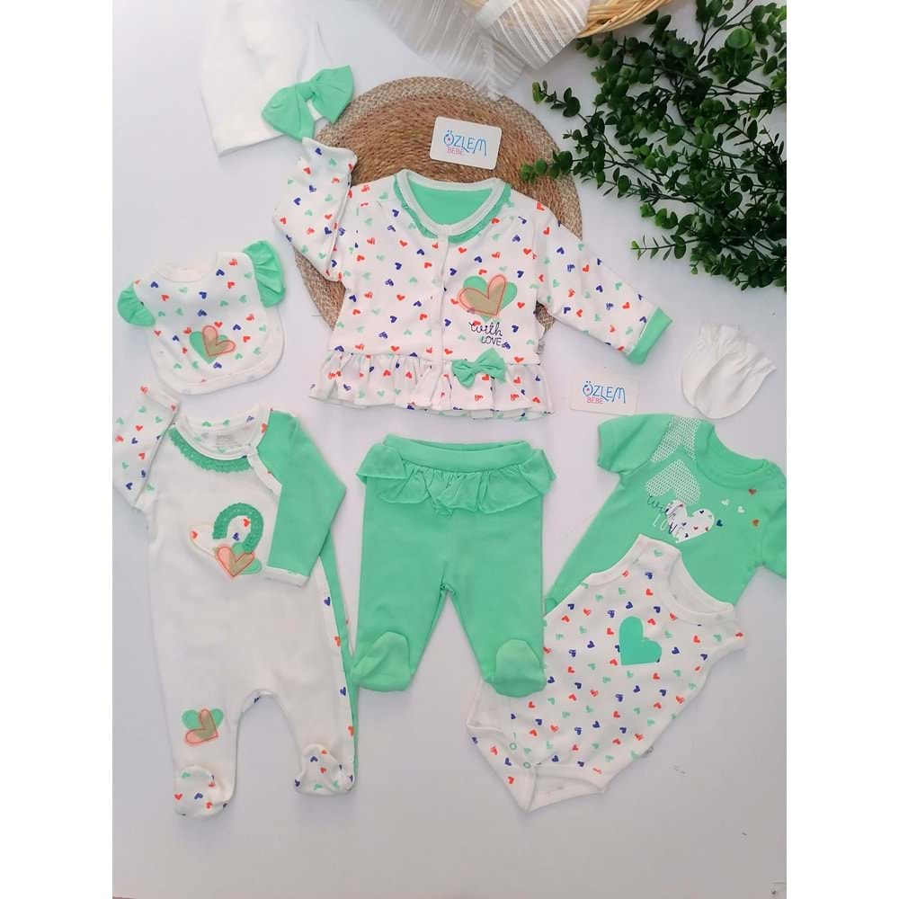 Renkli Kalpler 8'li Hastane Çıkışı