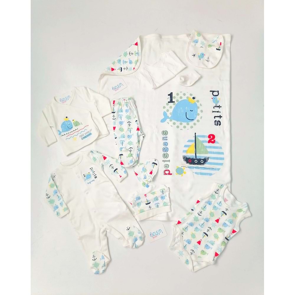 Yunuslu Desenli 10'lu Hastane Çıkışı