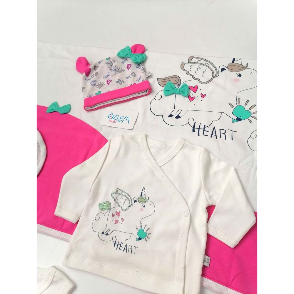 Unicorn Desenli 10'lu Hastane Çıkışı