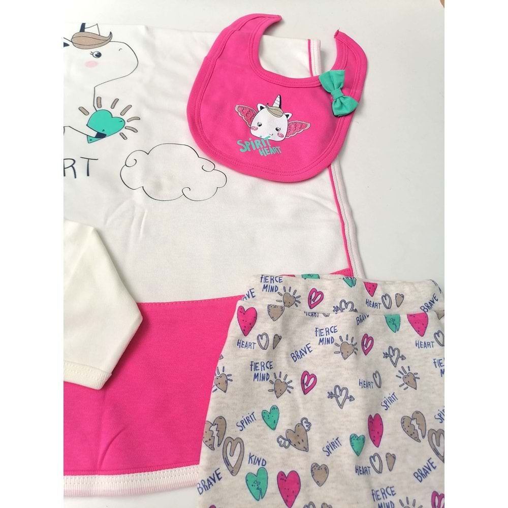 Unicorn Desenli 10'lu Hastane Çıkışı