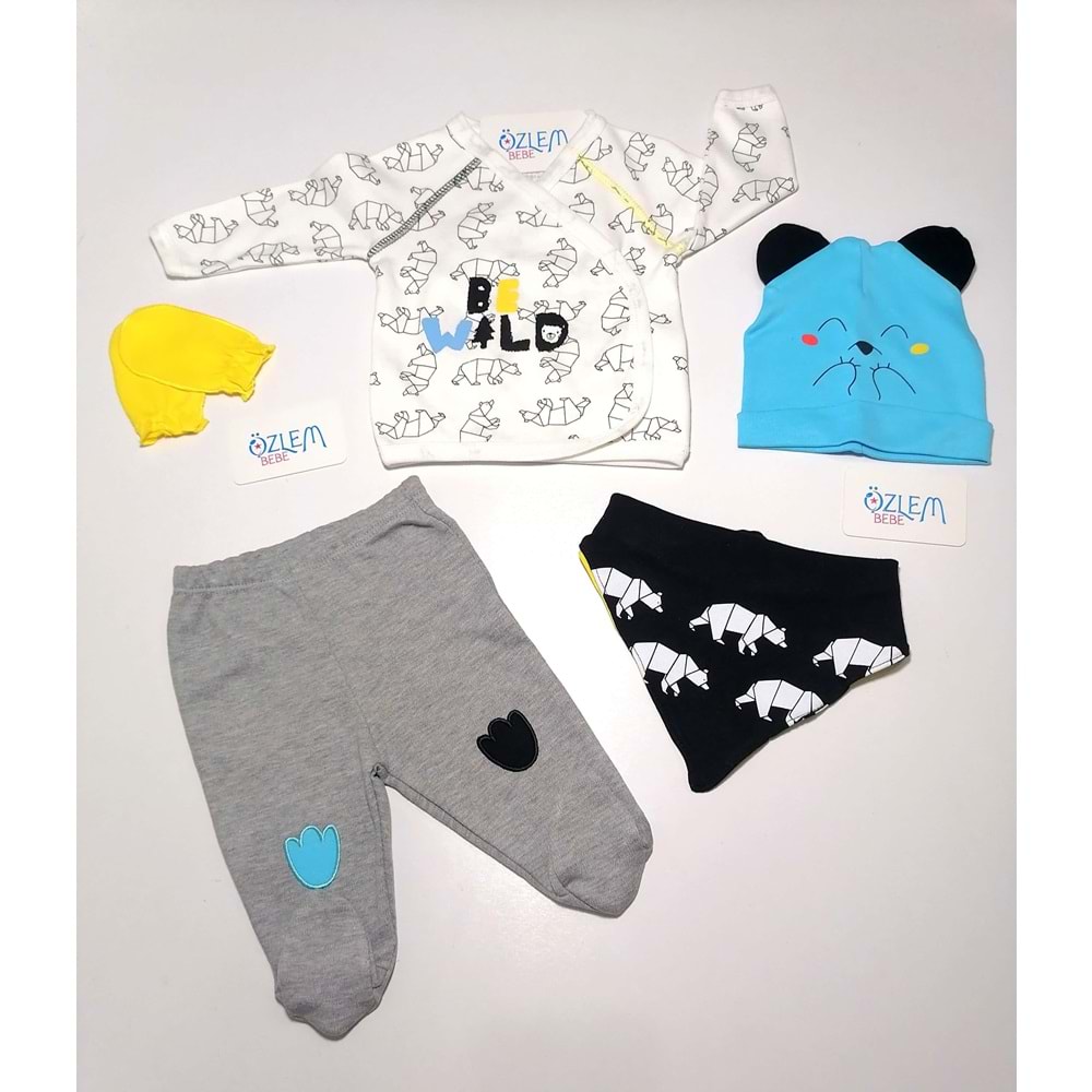 Vahşi Ayıcık 5'li Hastane Çıkışı