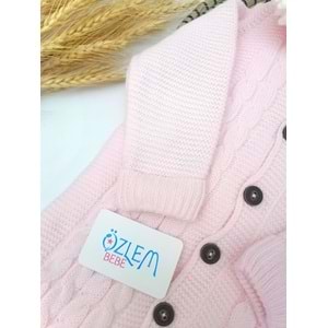 Tavşan Kulaklı Pembe Astronot Tulum