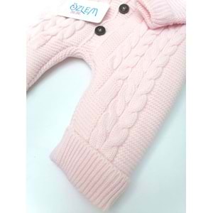 Tavşan Kulaklı Pembe Astronot Tulum