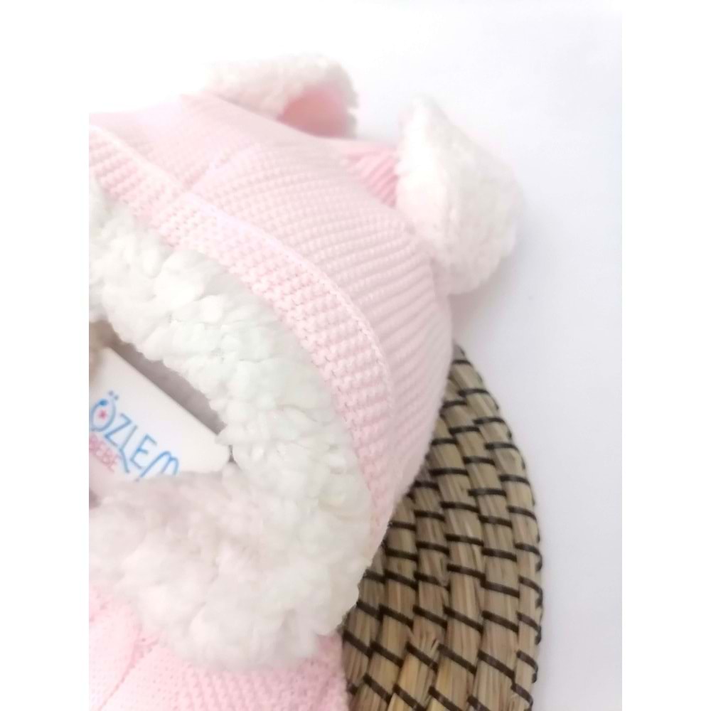 Tavşan Kulaklı Pembe Astronot Tulum