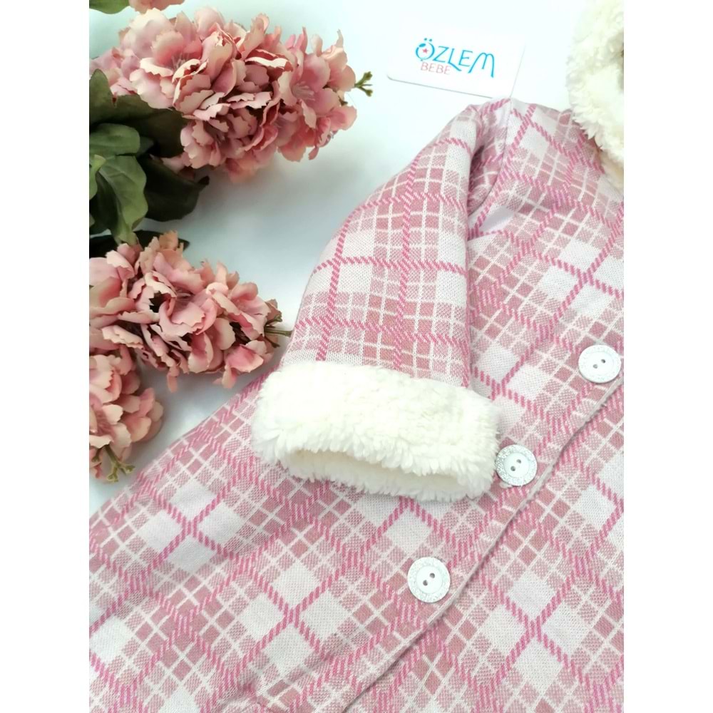 Welsoftlu Koyu Pembe Pötikare Astronot Tulum