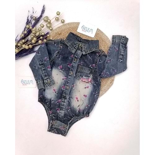 Çiçek Çiçek Denim Tulum