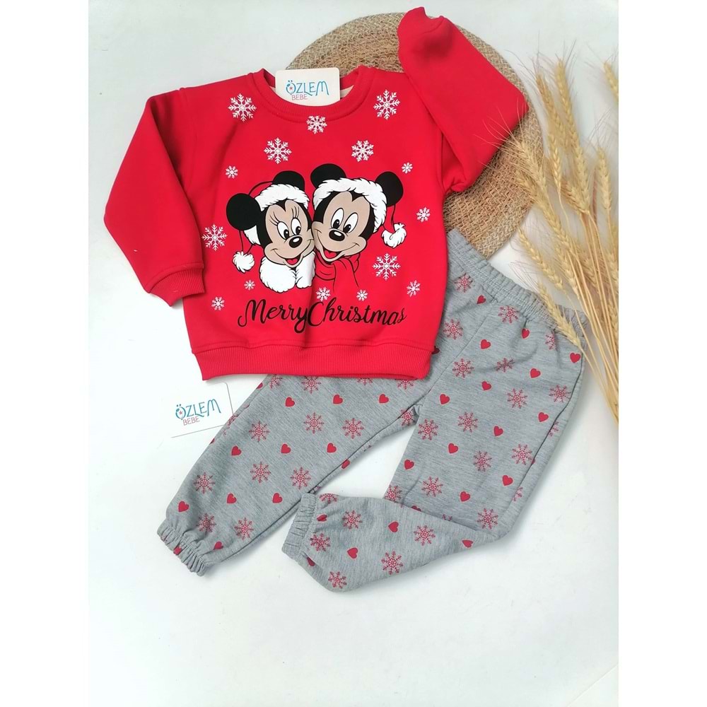 Minie& Mickey Yeni Yıl Temalı Çocuk Takım