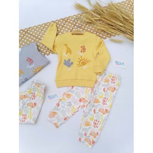 Güneş ve Doğa Sarı Bebek Takım
