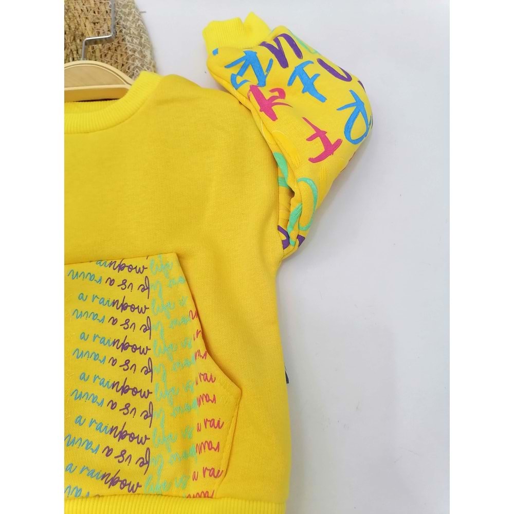 Rainbow Sarı Bebek Takım