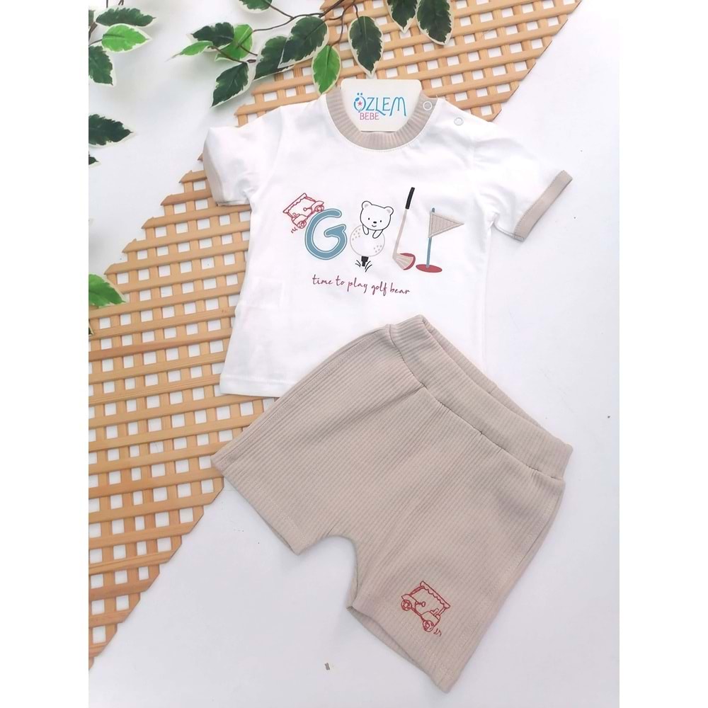 Gool Time Kahve Şortlu Takım