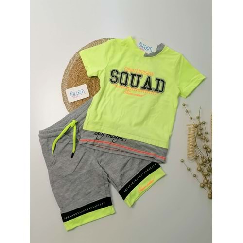 Mutlu Çocuklar Şortlu Erkek Takım