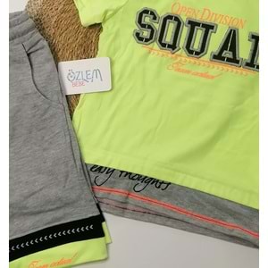 Mutlu Çocuklar Şortlu Erkek Takım