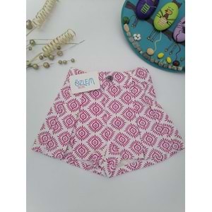 Pilili Denim Kumaş Renkli Şort