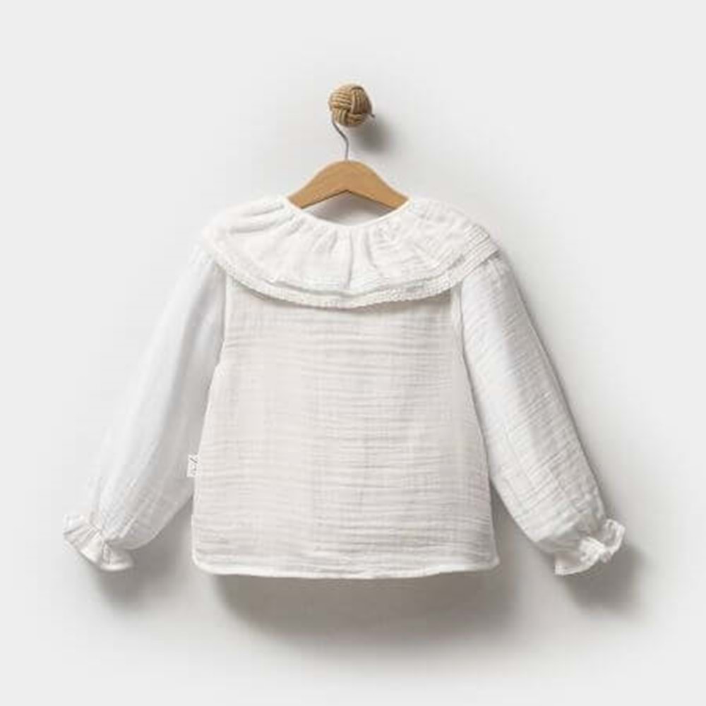 Fırfırlı Müslin Gömlek