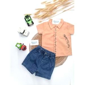 Something Gömlek&Kot Şort 2'li Takım