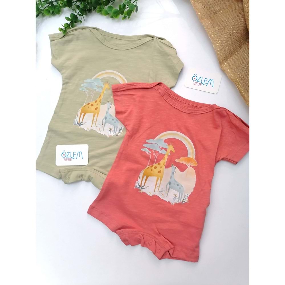 Zürafa Figürlü Tulum