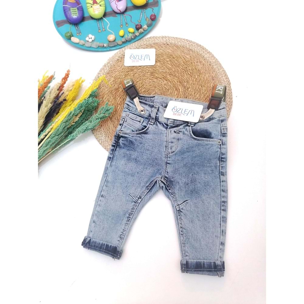 Pantolon Askılı Kot Pantolon