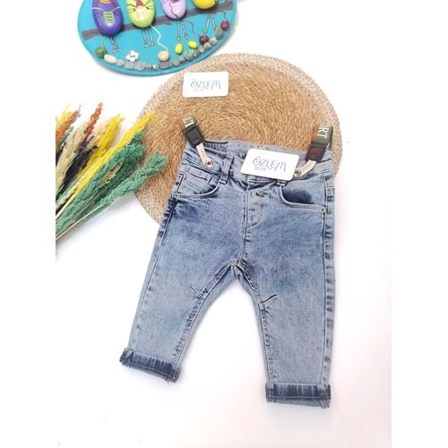 Pantolon Askılı Kot Pantolon