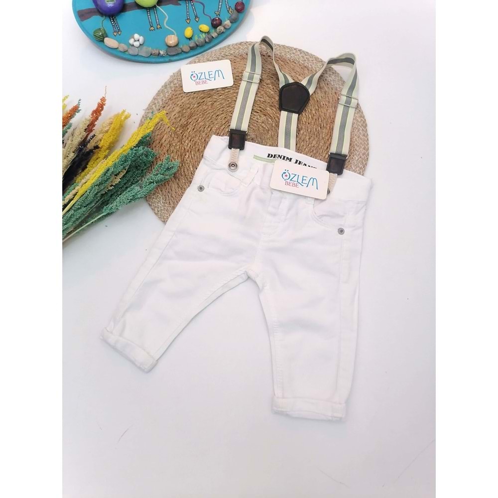 Pantolon Askılı Kot Pantolon